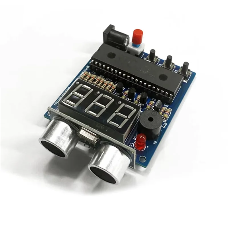 B34B-Parking Sensor Alarm Module 51 Single-Chip Microcomputer HC-SR04 Ultrasonic Distance Measuring Equipment DIY Kit
