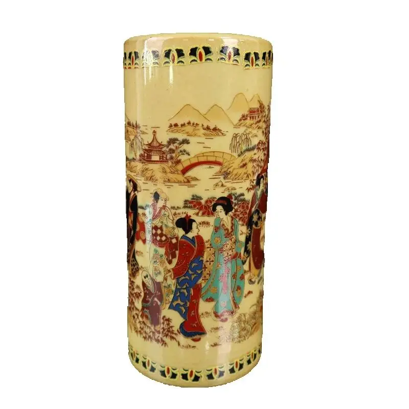 

Chinese Old Porcelain Vase with Pink Painted Lady Pattern Traditional Asian Decorative Item for Home Collectibles