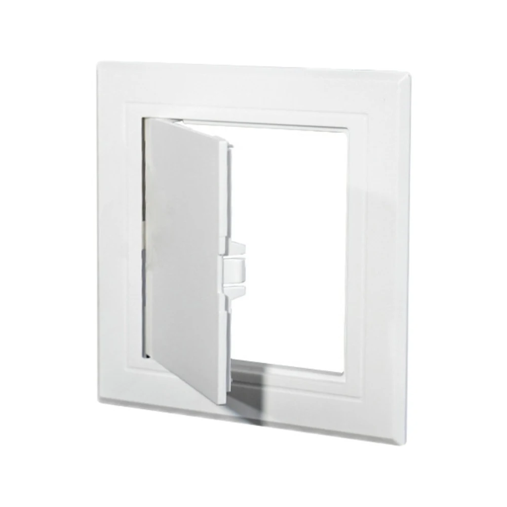 1pc Access Panel Inspection Hole ABS Access Doors Wall Ceiling White Hatch Cover Plastic Push-Type Inspection Port