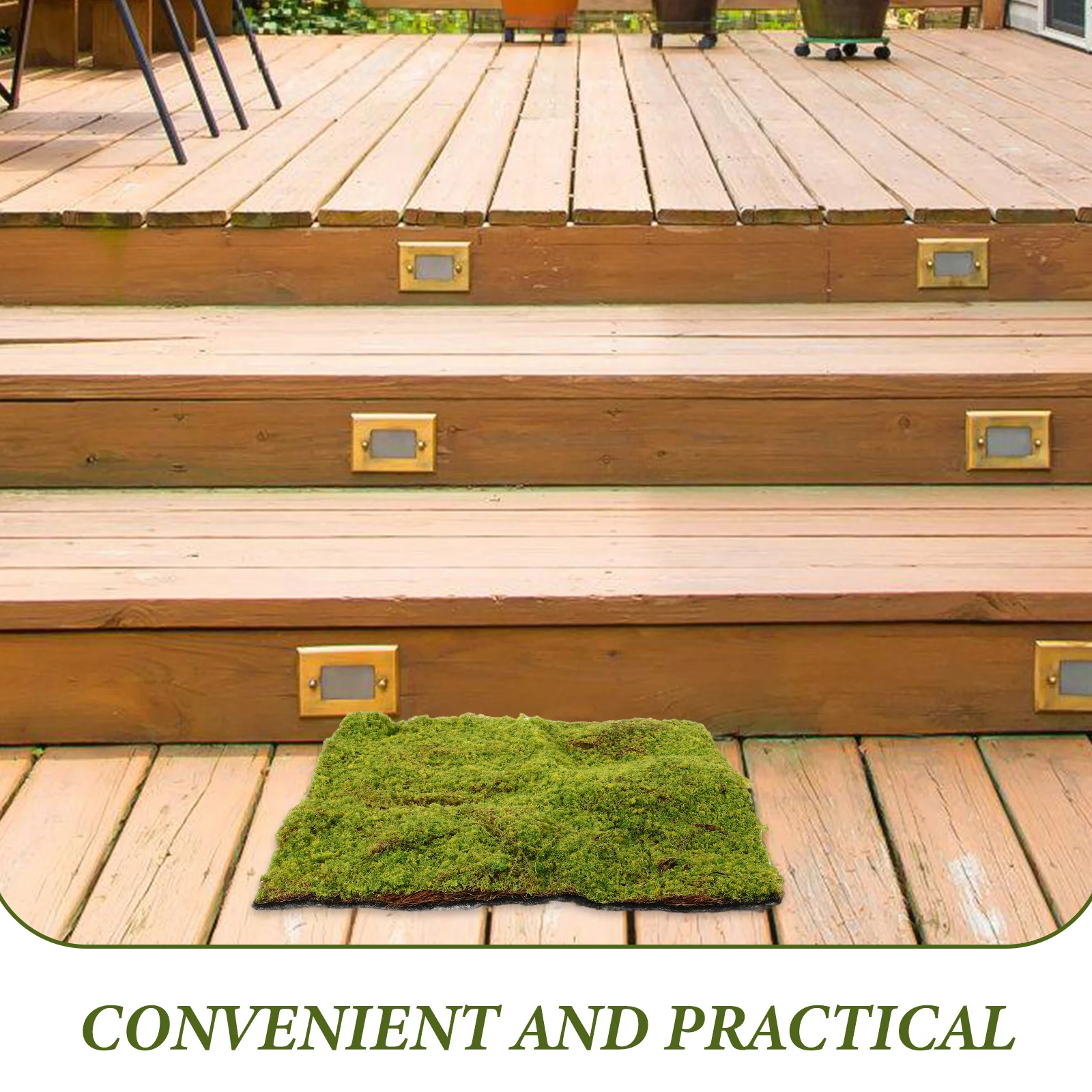 

Artificial Garden Mat Fake Diy Decorative Landscaping Wall Floor Decor For Indoor Outdoor Use Lifelike Moss Mat Imitation