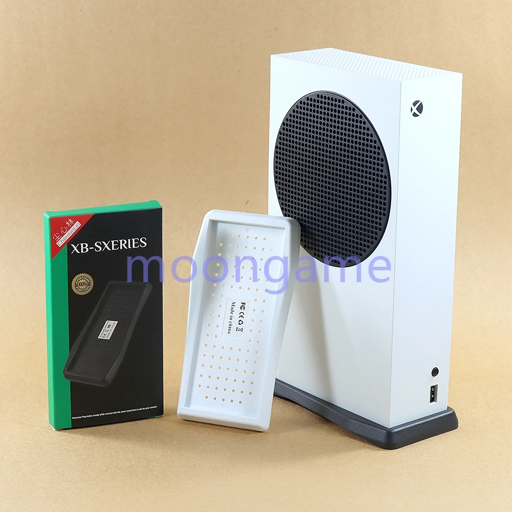 1pc Anti-Slip Dock Base Vertical Stand Holder Support Black White for Xbox Series S X Game Console Accessories view 4
