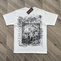 HS STUDIOS iEuro-american style cotton short-sleeved T-shirt
