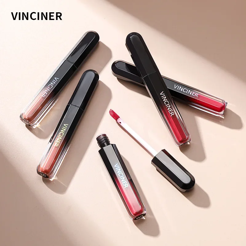 VINCINER-pintalabios líquido resistente al agua, brillo de labios suave, textura mate ligera, larga duración, hidratante, Cosméticos populares, 12 colores