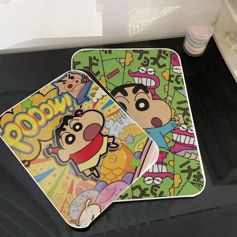 Kawaii Cartoon Crayon Shin-chans Fold Makeup Mirror Anime Desktop Clear Beautiful Mirror Home Dormitory Carry-On Daily For Girls