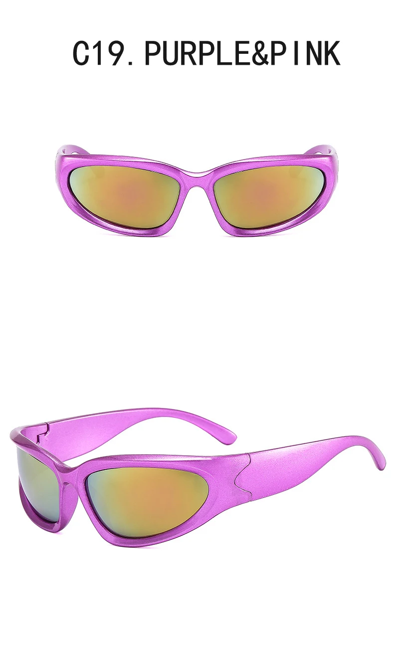 Steampunk Mode Goggle Frauen Sonnenbrille Weibliche Männer Punk Sonnenbrille Vintage Shades Brillen Dame Reiten Brillen UV400 – Detail 11