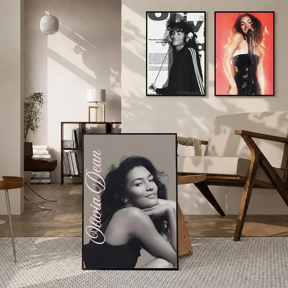 Singer Olivia Dean Poster High-definition  stickers, suitable for bedroom, living room, home decoration