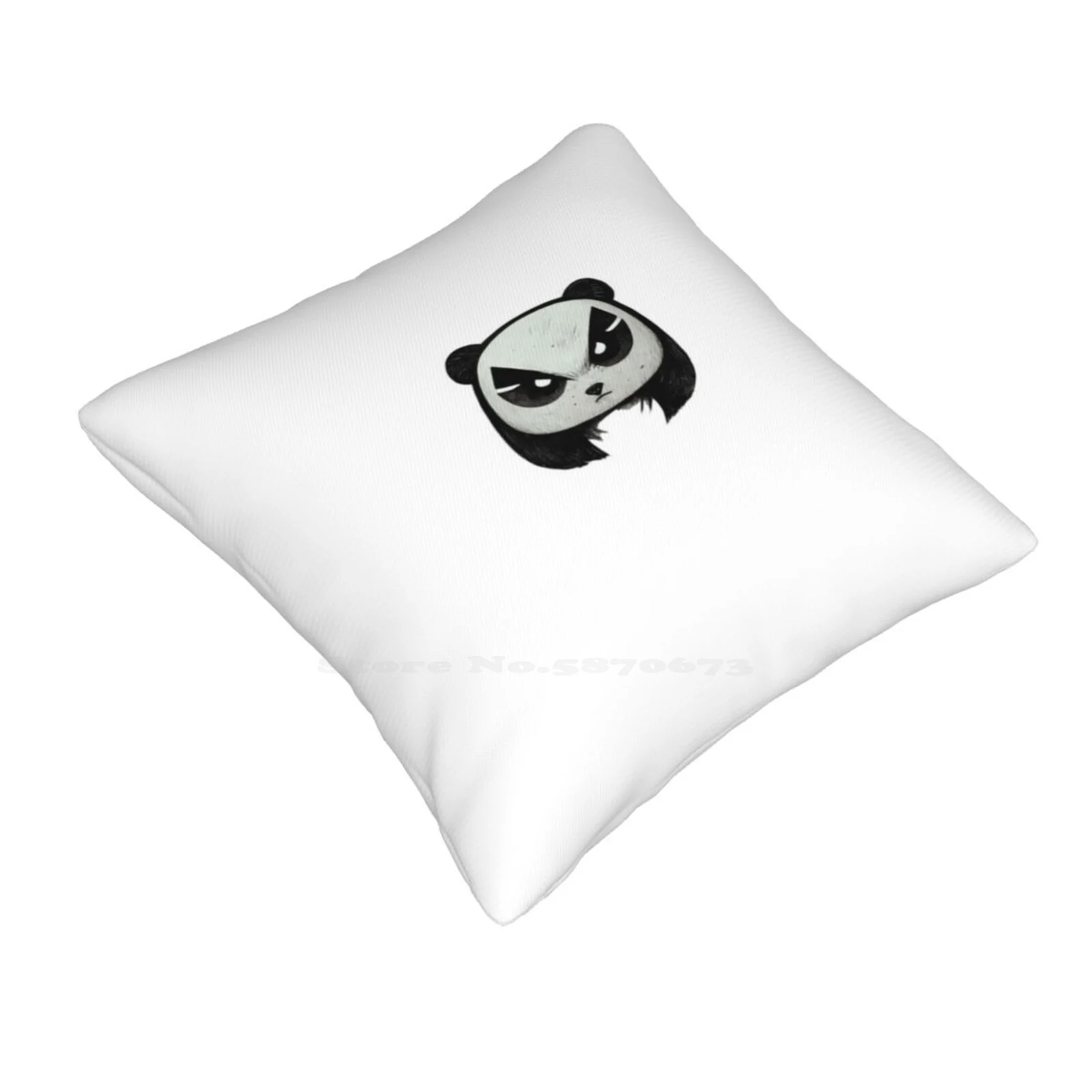 Badass Panda Bedroom Office Hug Pillowcase Cute Cool Awesome Badass Back To School Animals Cartoon Anime Panda Bear