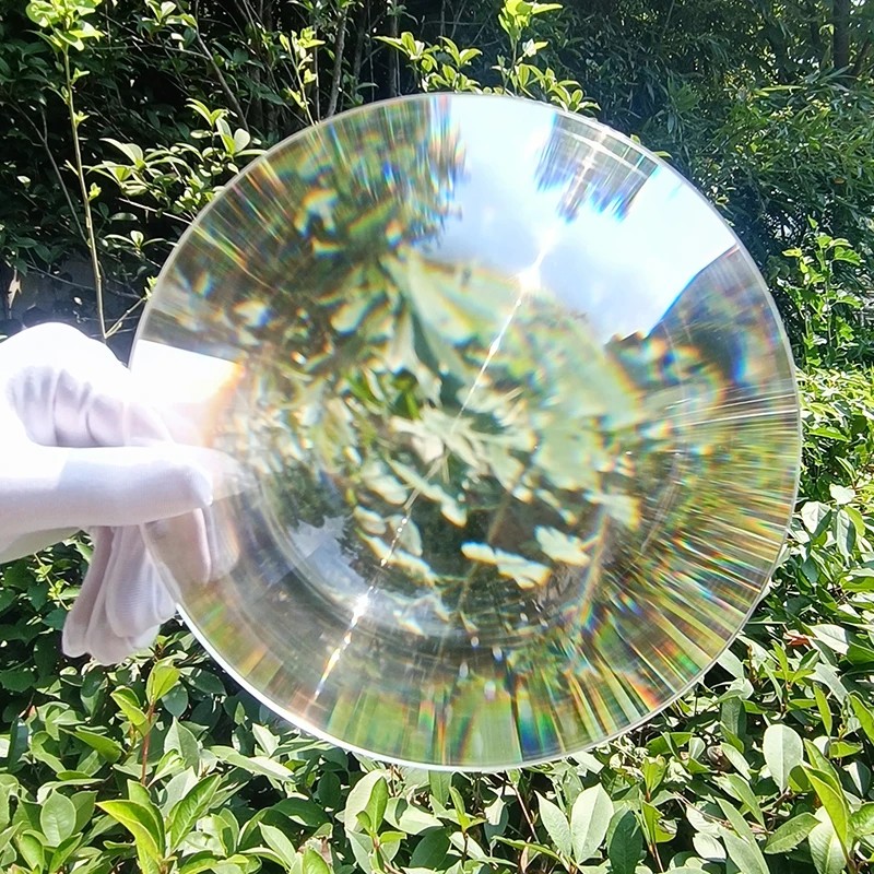 300 mm PMMA-Solarfokus-Fresnel-Linse, großer kreisförmiger Scheinwerferkonzentrator, Lupe 120 180 220 360 2000 mm Brennweite – Detail 4