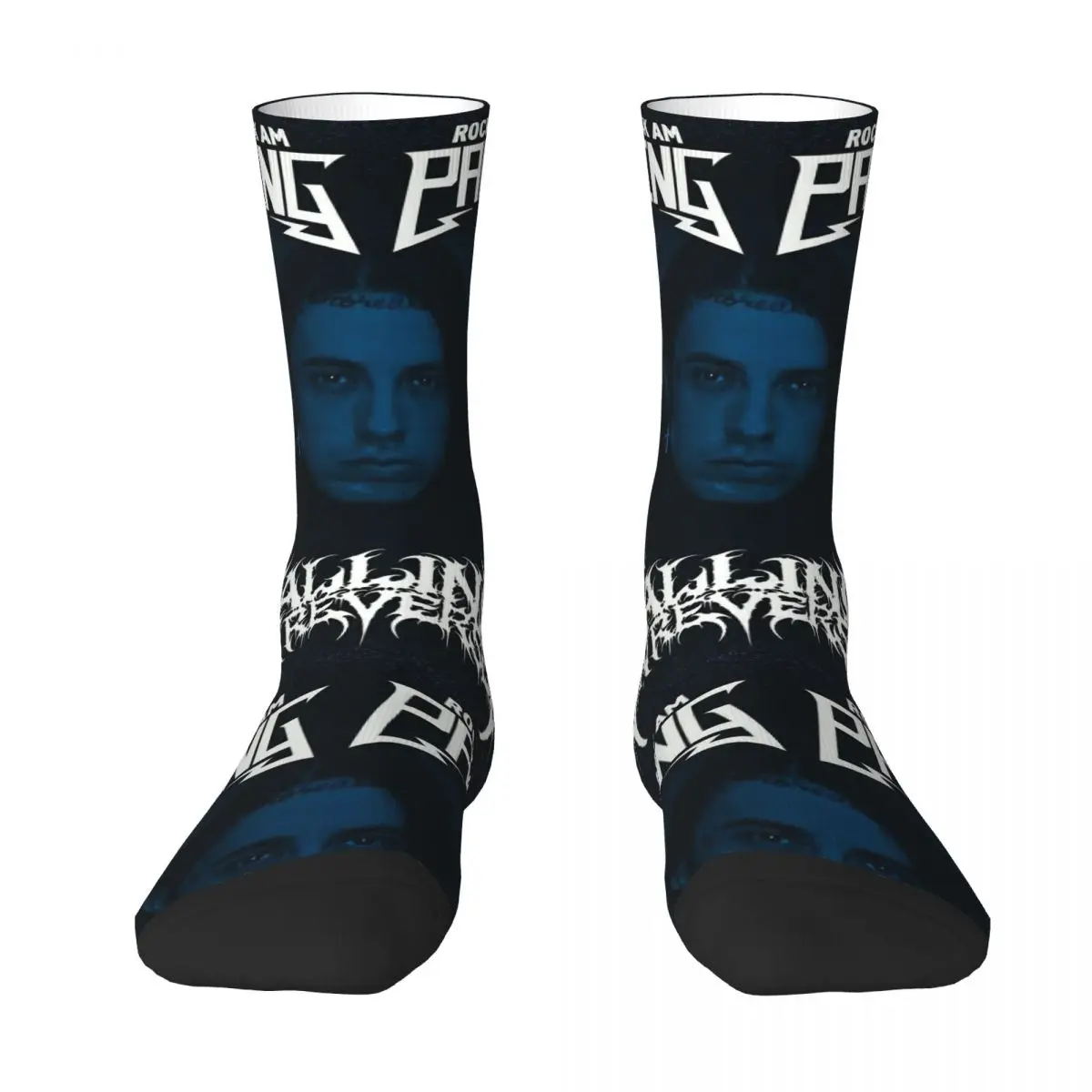 

White Falling In Reverse Logo Fir Rock Music Socks Harajuku Super Soft Stockings All Season Long Socks Unisex Christmas Gifts