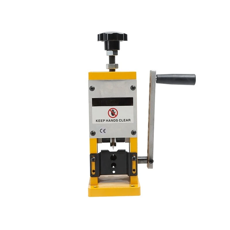 

Hand-cranked wire skin cable peeling wire manual copper stripping machine yellow