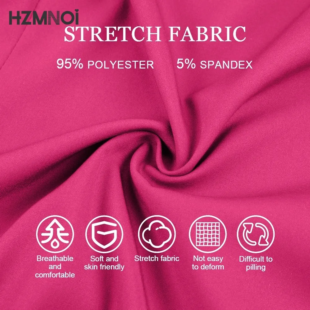 HZMNOI медицинская униформа, женские наборы скрабов, рабочая одежда для медсестер, салон красоты, спа, хирургический костюм, лабораторный больничный комбинезон