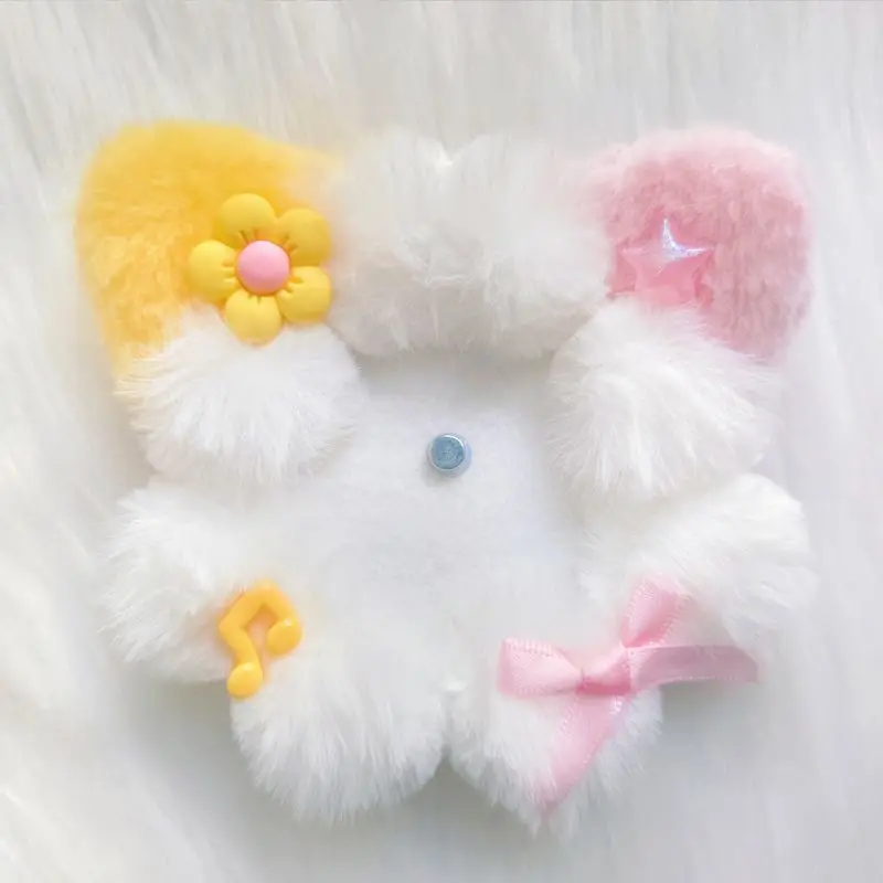 Cute Plush Badge Decor Base Fit 58mm Badges, Japanese‑Style 2D Anime Itabag Ornament, Gumi Collectible Supplies