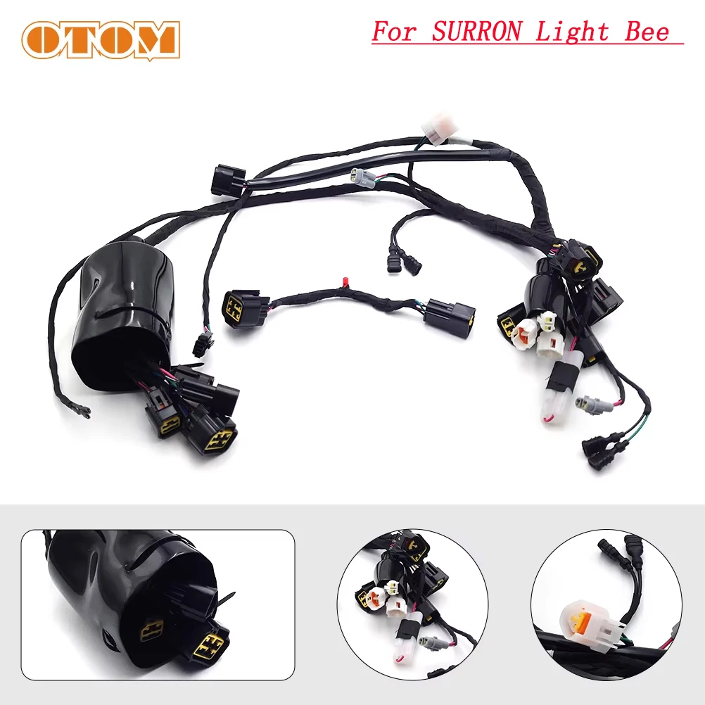 

OTOM для мотоцикла SURRON Light Bee, основной жгут проводов, кабельная сборка, подключение питания, линия обнаружения неисправностей, электрическая внедорожная линия