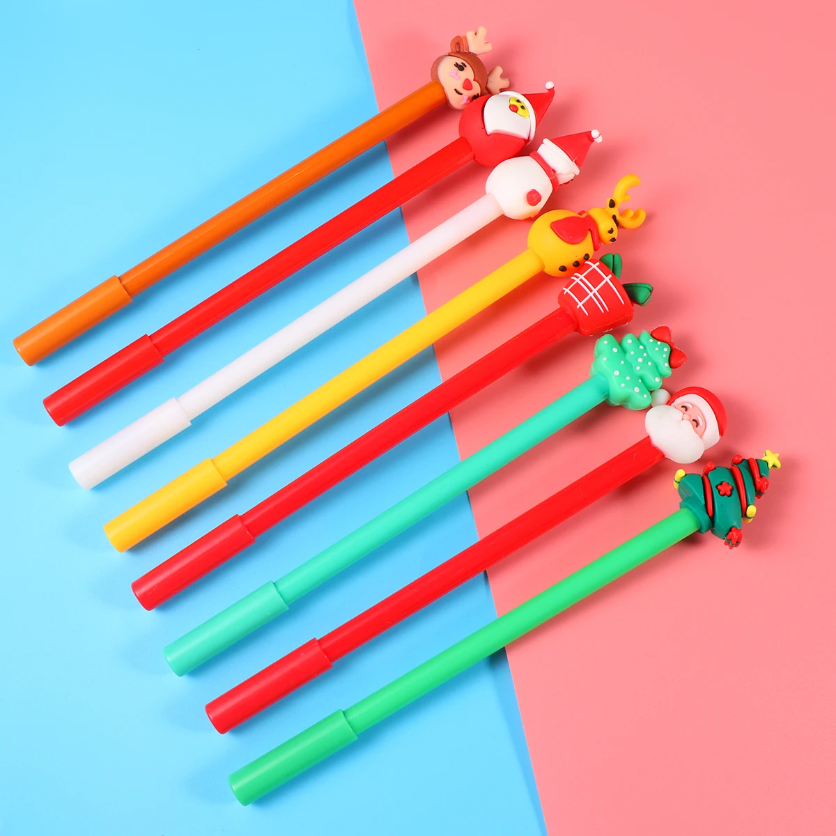 

24 PCS Christmas Pen Themed Water-based Stationery Gel Xmas Gift Portable Writing