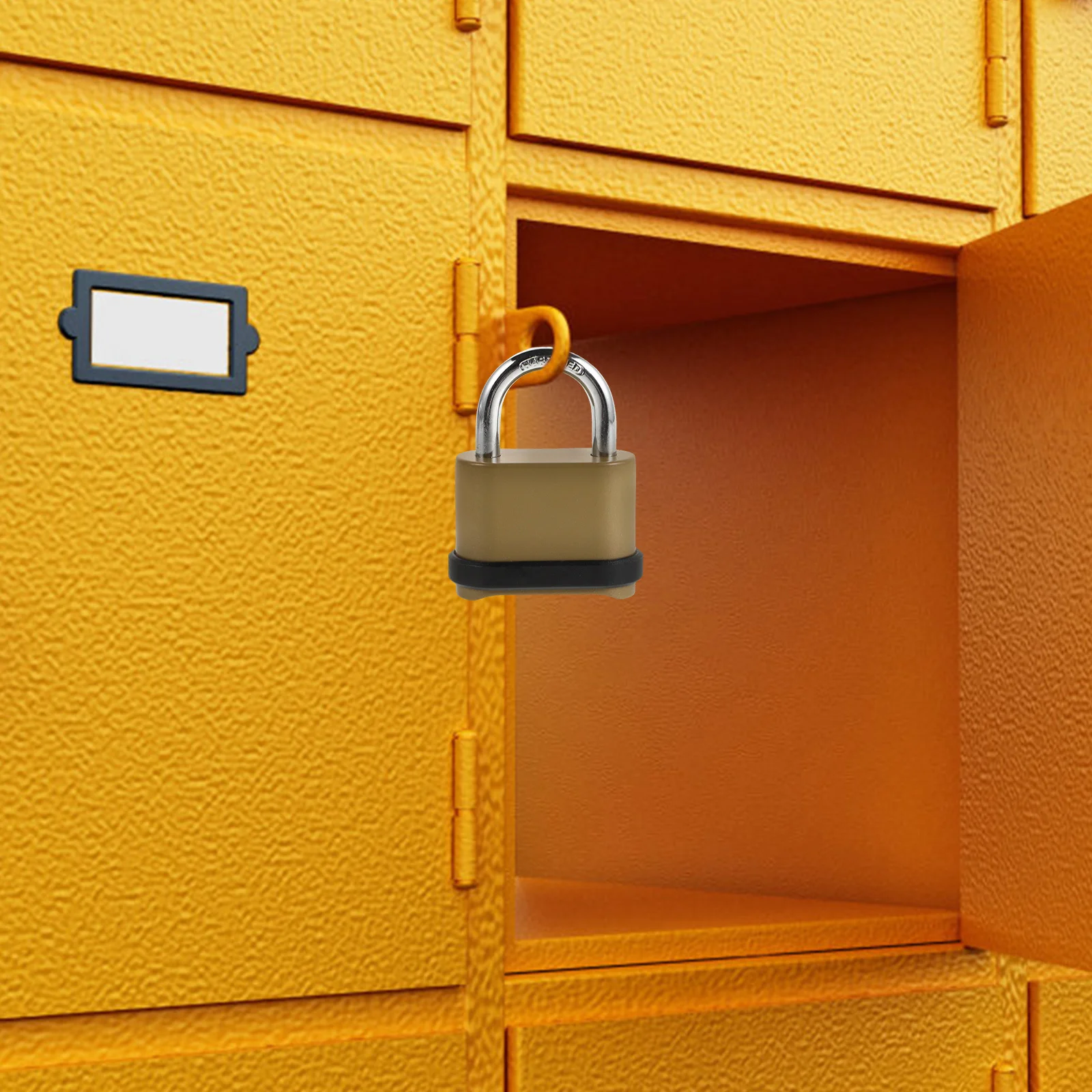 

Password Lock Weatherproof Zinc Alloy Long Shackle Outdoor Combination Padlock For Gate Shed Trailer Locker Cabinet Bike