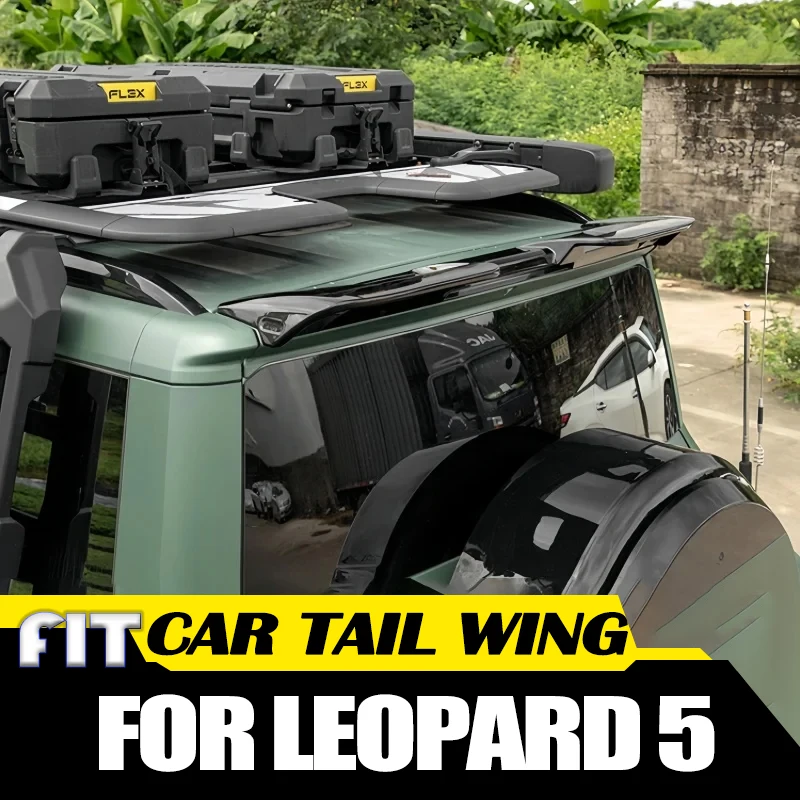 Auto Roof Hollow Tail Wing Suitable for BYD Equation Leopard 8 2024 2025 Modified Auto Rear Spoiler Tail Wing Car Accessories