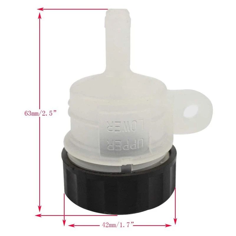 Motorcycle Rear Brake Master Cylinder Tank Oil Cup Fluid Bottle For 50Cc 110Cc 125Cc Yamaha Kawasaki ATV Dirt Pit