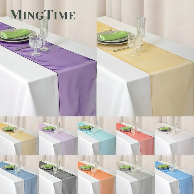 Sheer Organza Table Runner 275cm Wedding Party Supply Favours Home Chrismas Luxury Dining Table Decoration
