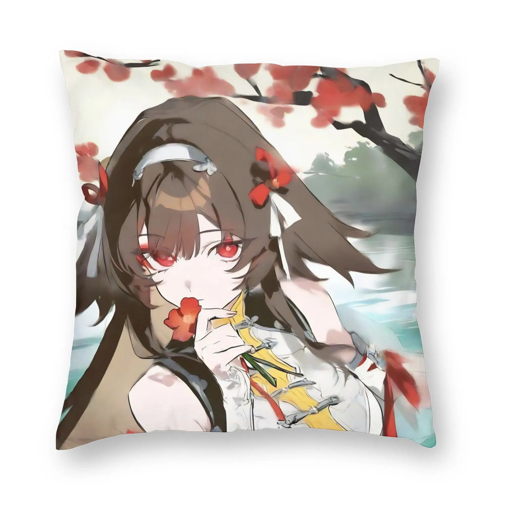 

Zenless Zone Zero наволочка с героями мультфильмов, полиэстеровая наволочка с принтом, украшения, наволочка, чехол для автомобиля на молнии 45X45 см