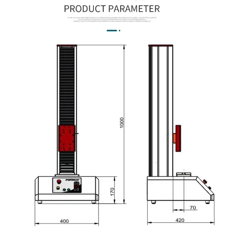 Electric universal tensile testing machine, spring terminal push-pull force meter, tensile compression tester PY-860