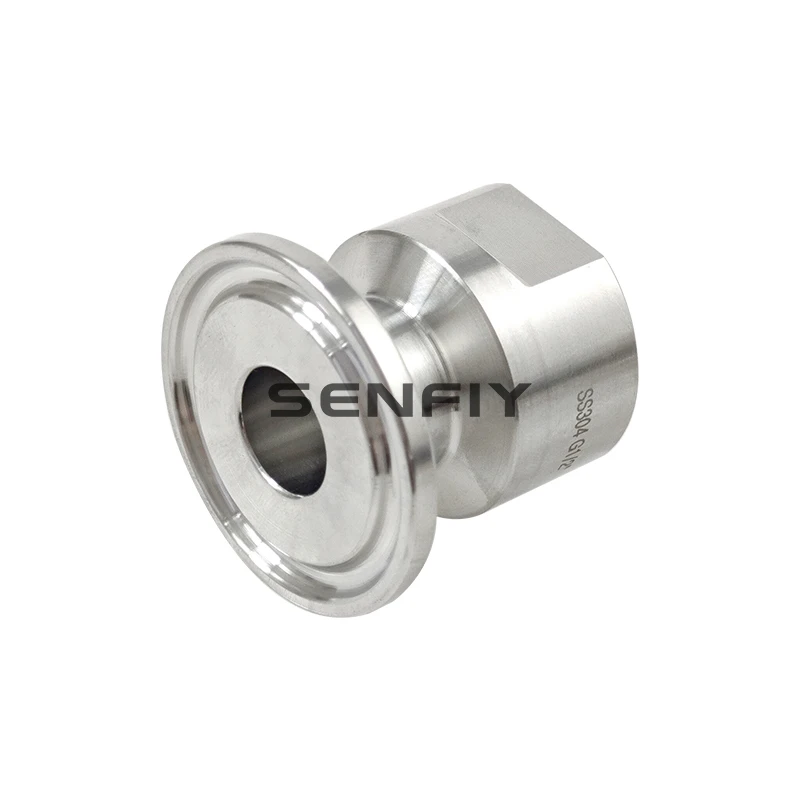 G1/4 "1/2" BSPP أنثى إلى TC 34 مللي متر ثلاثي المشبك موصل SS304 وصلة أنابيب الفولاذ المقاوم للصدأ موصل محول مع حشية PTFE البحر