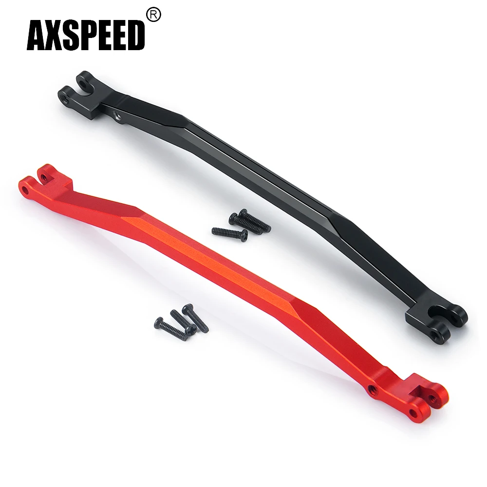 AXSPEED ze stopu aluminium ze stopu aluminium drązek kierowniczy pręt łączący dla Kyosho JIMNY 1/18 MINI-Z 4x4 JEEP Wrangler Hilux 1/24 części do