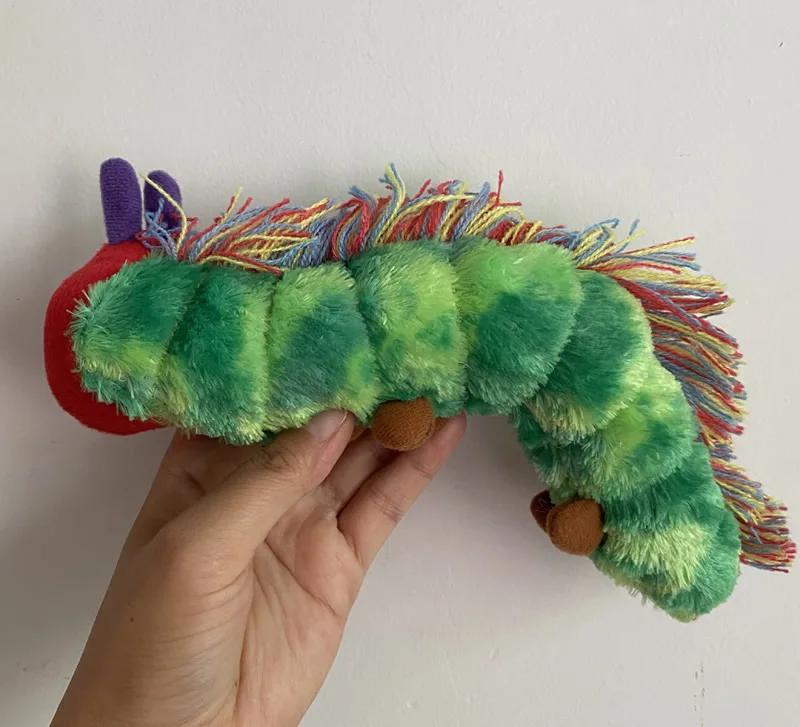 Autentico modello 3 il bruco molto affamato di Eric Carle farcito peluche bambini regali per bambini