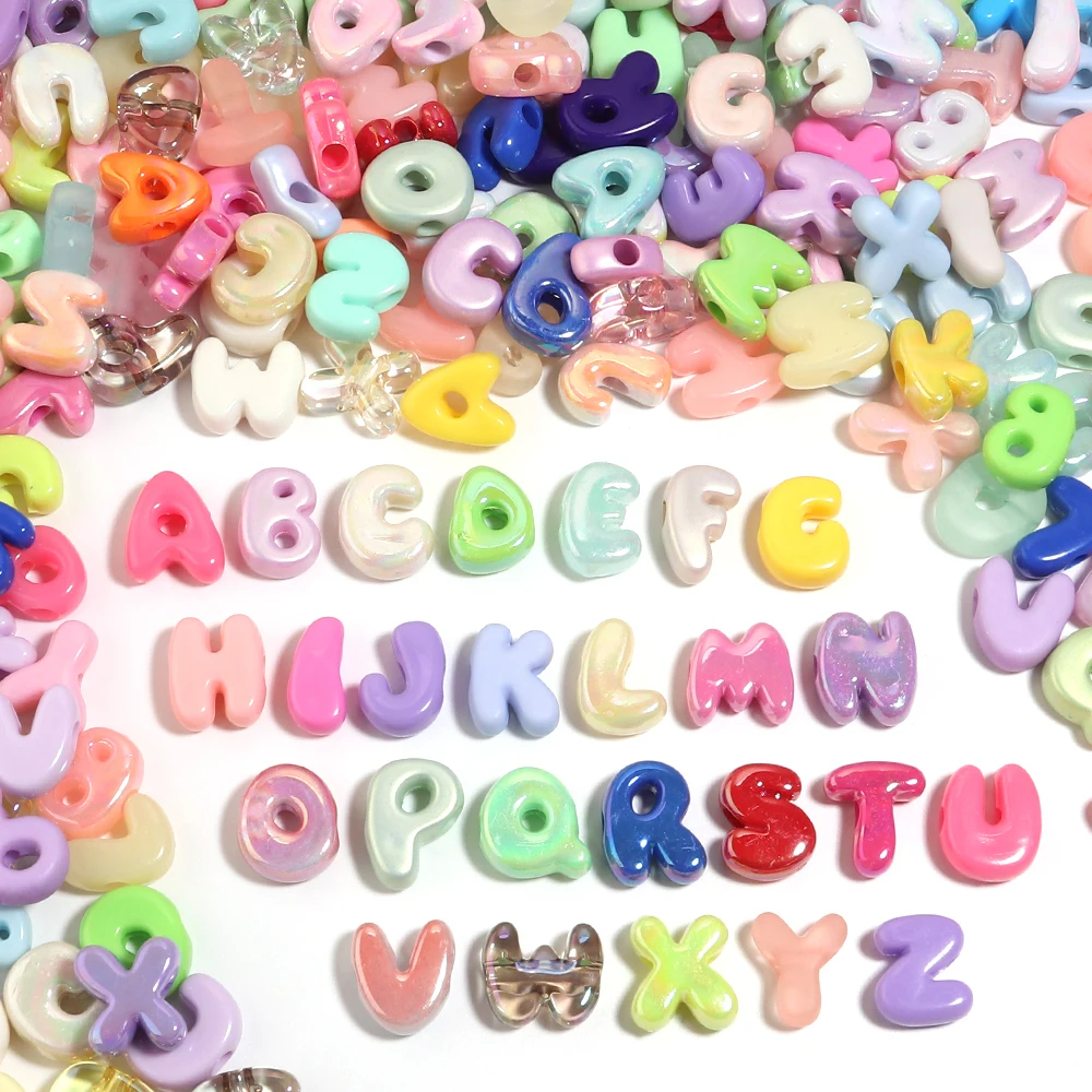Phone Accessories Jewelry - 20-30 szt. akrylowych koralików z literami