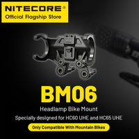 NITECORE BM06 Headlamp Bike Mount Specially designed for HC60 UHE and HC65 UHE