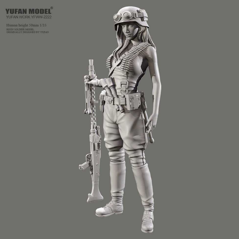 YUFAN MODEL1/35 Resin model kits figure beauty colorless and self-assembledYFWW-2222