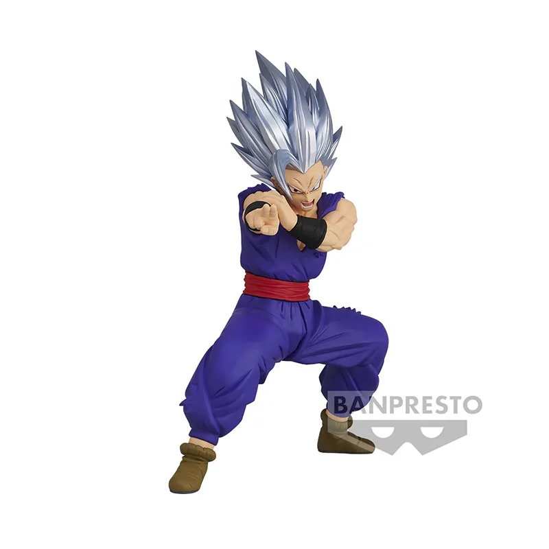 Bandai-figuras de acción de Dragon Ball para niños, juguetes originales de BANPRESTO, Super héroe, sangre de SAIYANS, bestia especial, Son Gohan