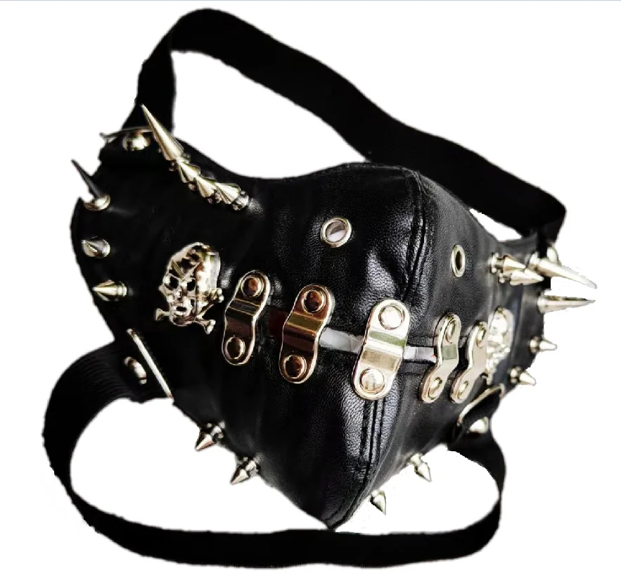 Punk Spikes Skull Performance Fajna męska maska