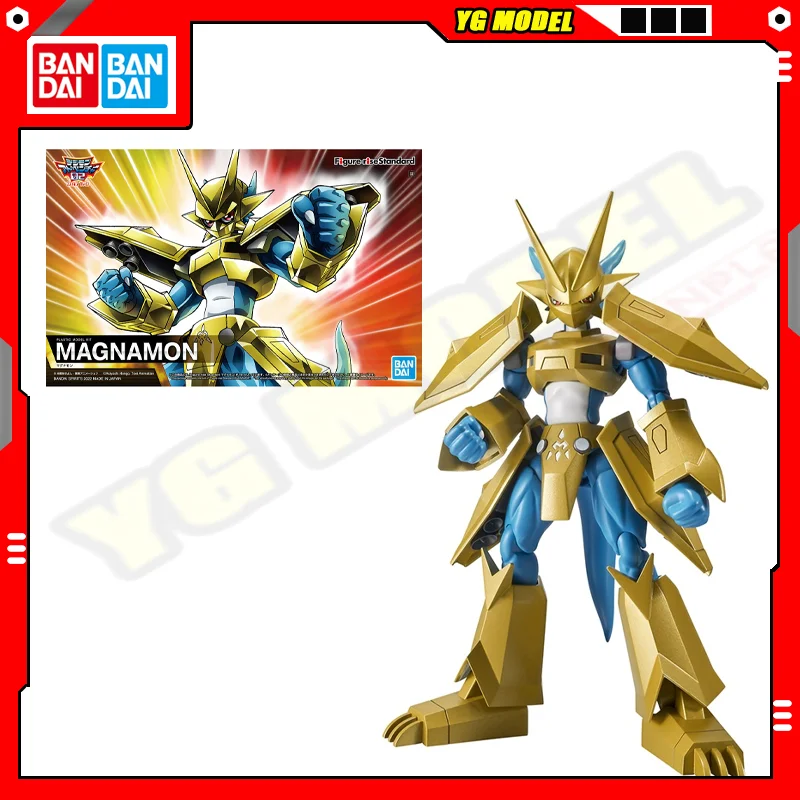 Bandai Digimon โมเดลประกอบโมเดลผจญภัย FRS magnamon, ฟิกเกอร์แอคชั่นแบบแอคทีฟมาตรฐาน