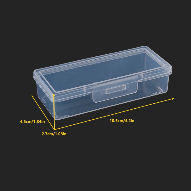 1PCS Clear Plastic DIY Small Square Storage Box For Jewelry Diamond Embroidery Craft Bead Pill Home Storage Accessories