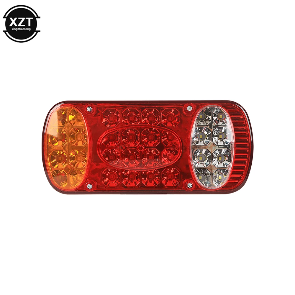 

12-24V Trailer Truck Four In One Brake Tail Light Pickup Truck Car Rear Tail Light 32 Led Car Truck Tail Light Durable Taillight