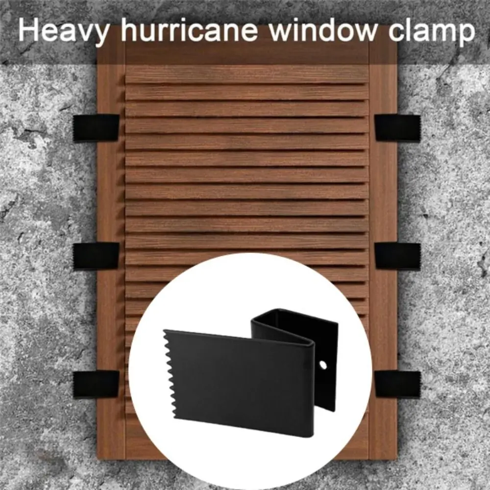 

Universal Design Window Clips Reusable Hardware Glued Wooden Wind Protection Hardware Door Handles With Screws Hurricane Clips