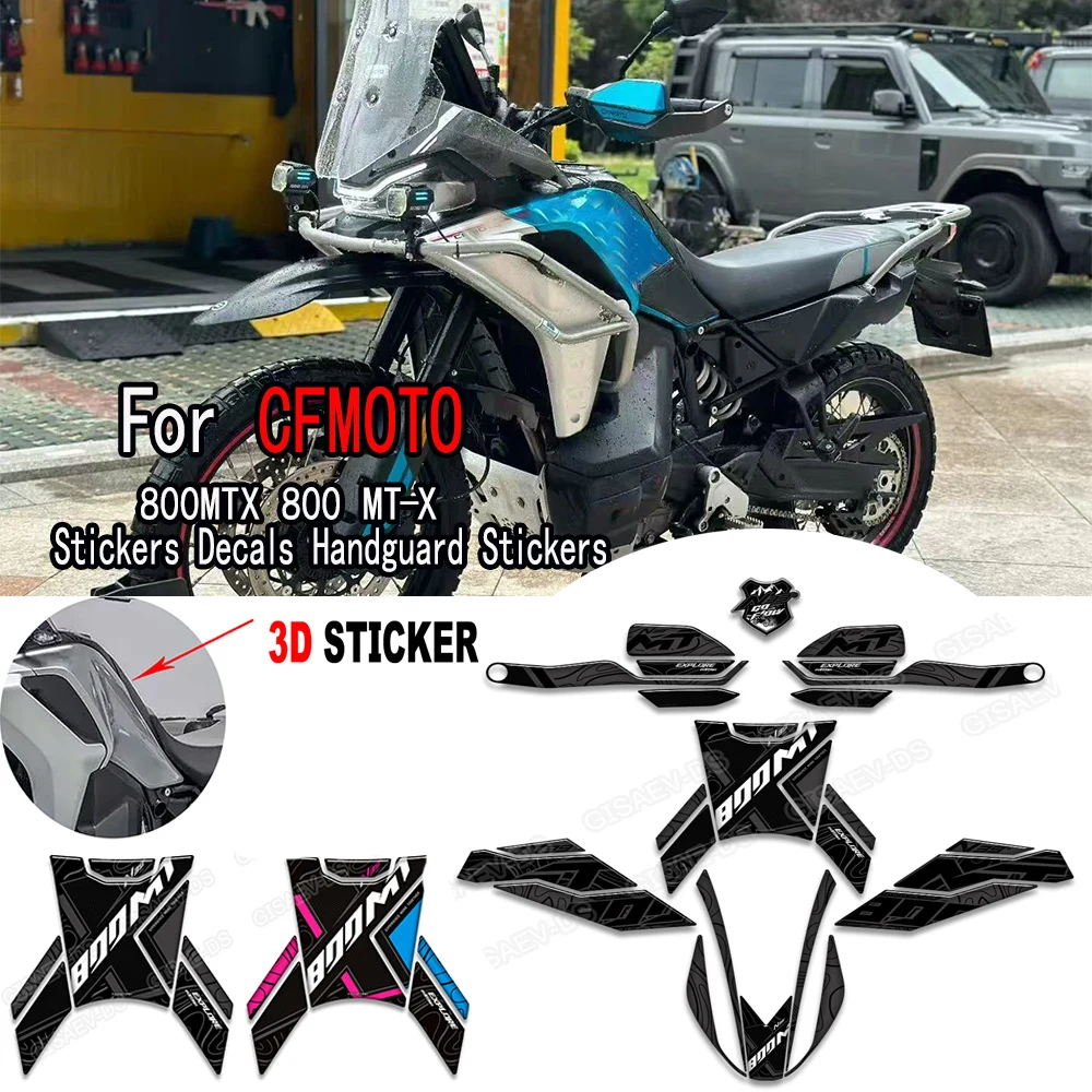 For CFMOTO 800MTX 800 MT-X Decals Motorcycle Front Fairing Fender Stickers Decals  Models Decorative Stickers Handguard Stickers