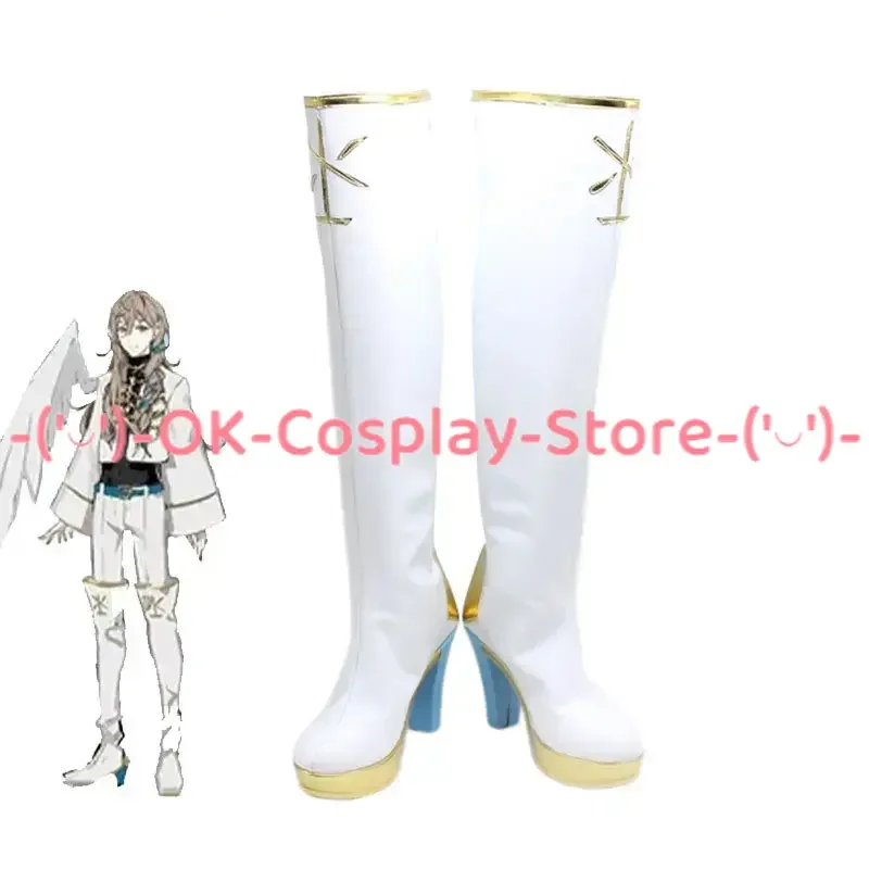 

Kuzuha Cosplay Shoes Halloween Carnival Boots PU Leather Shoes Vtuber Cosplay Props Custom Made