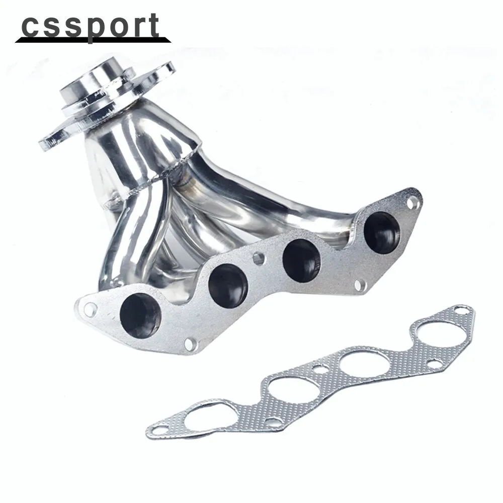 Stainless Steel Manifold Header Cylinder For Honda Civic HX 2001-2005 1.7L L4- 4