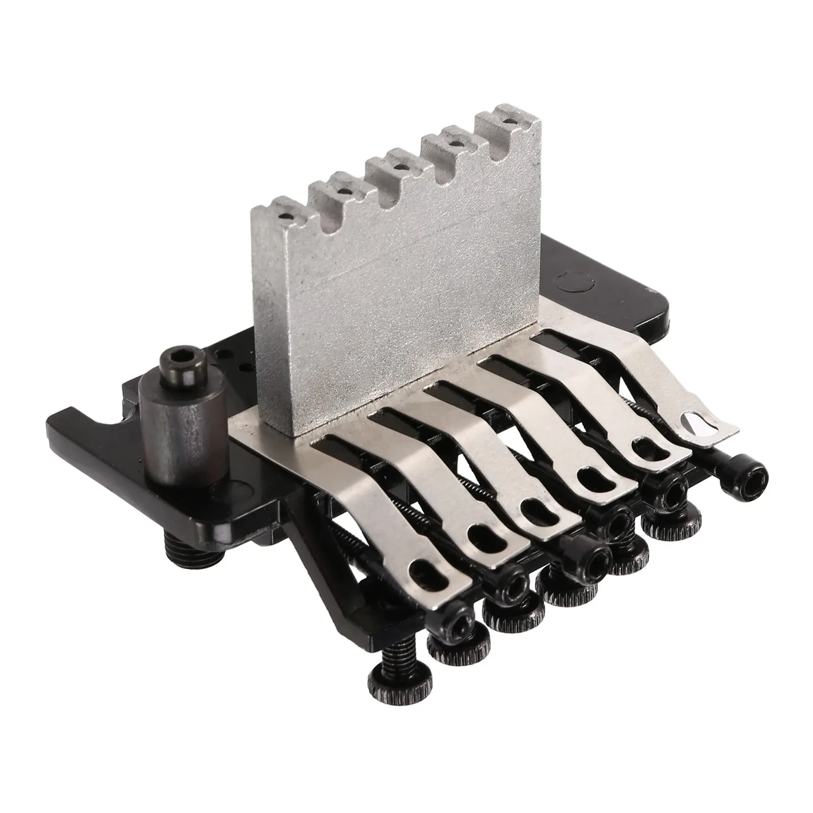 Best Offer Electric Guitar Dual Tremolo Bridge Assembly System for L-i-c I-b-a  1 Set (Black)