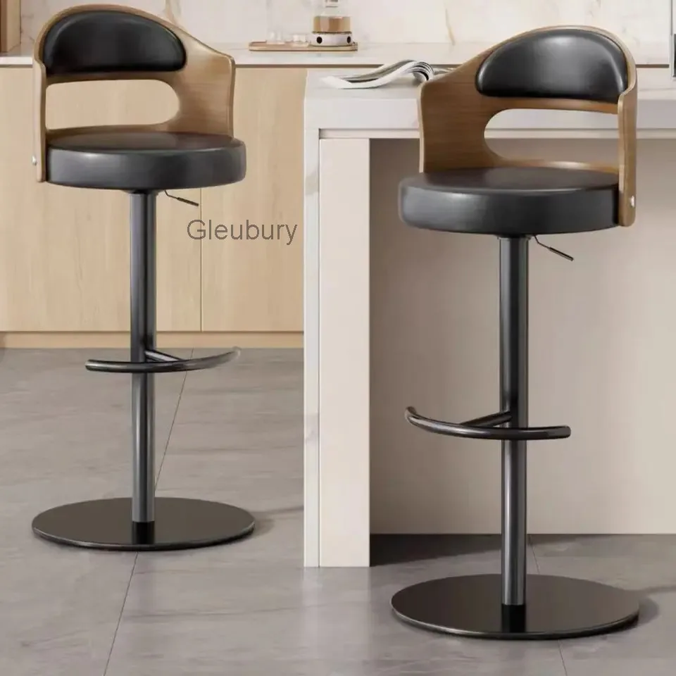 

and Liftable Swivel Bar Stool High Stool Home Bar Chair Cash Register Work Chairs Back High Bar Stool Adjustable Bars Chairs