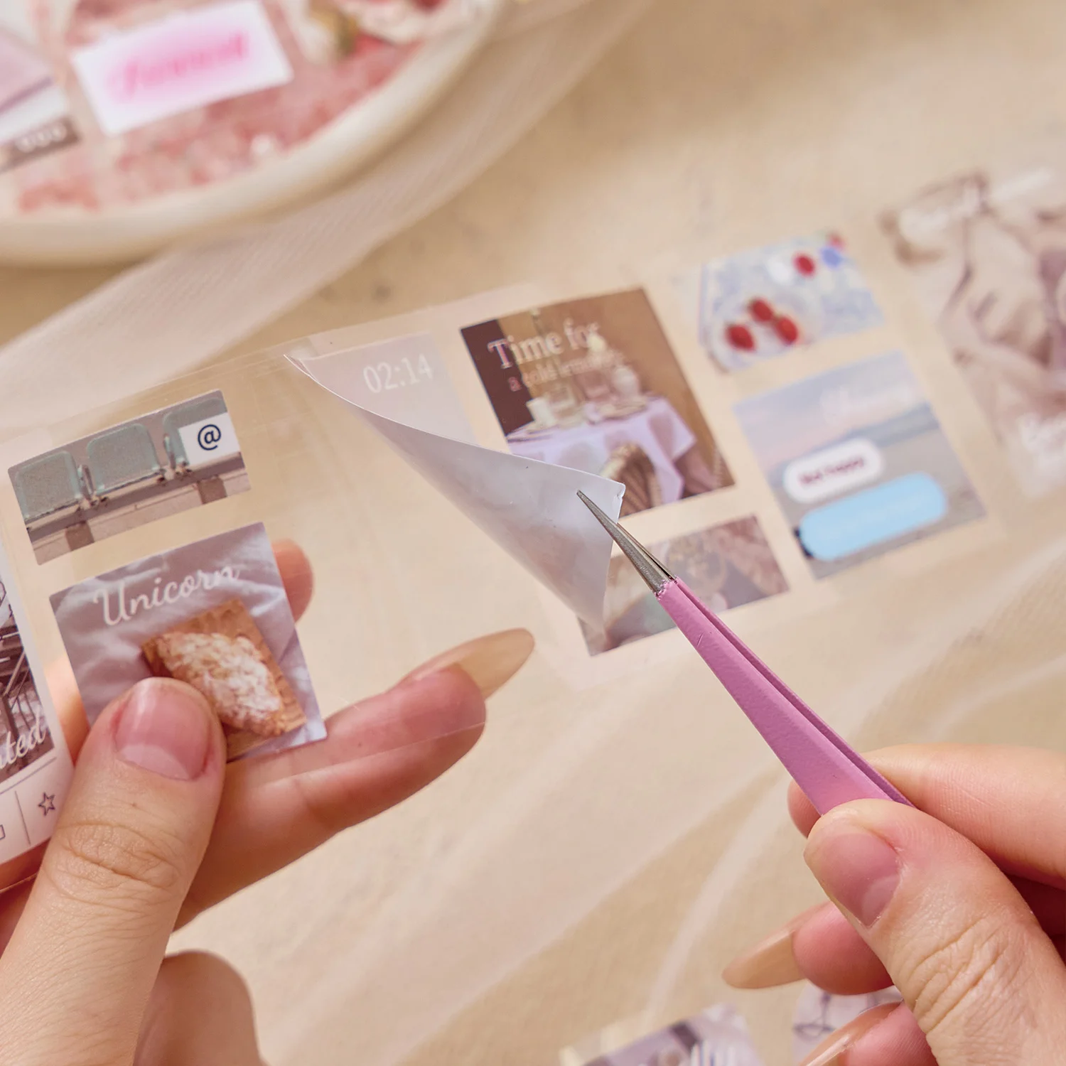 50 مللي متر * 2 متر/لفة Kawaii الكورية واليابانية فتاة Ins التوضيح ملصقات يموت قطع الشريط الإبداعية الديكور القرطاسية ملصق