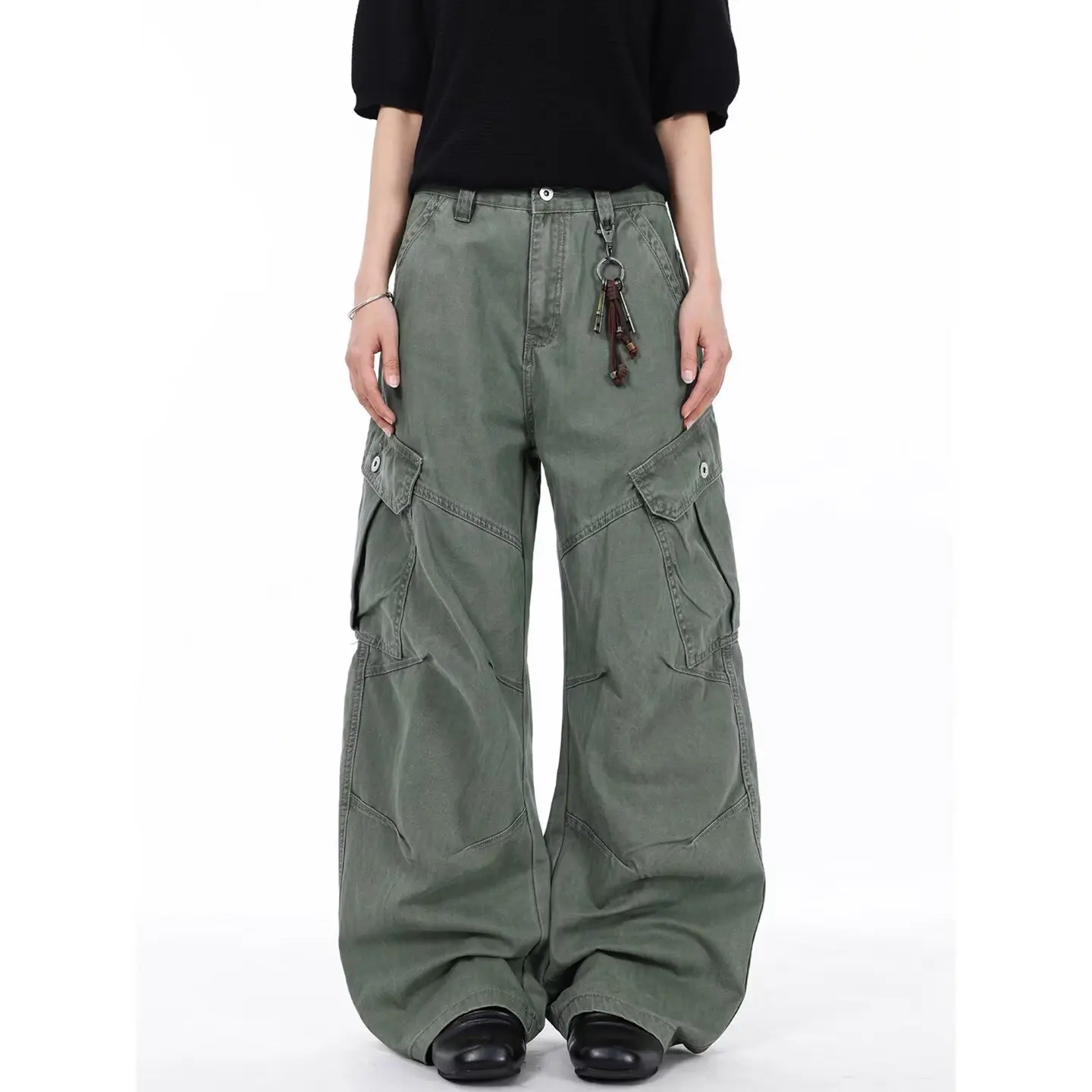 Cargo Pants Straight-leg Pants Trousers Man Fashionable Comfortable Cool Personality Spring Autumn New All-matching
