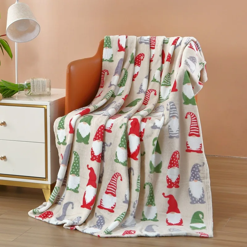 

Cozy Santa Claus Holiday Blanket: Versatile Sofa Cover, Nap Throw, and Bedspread for Festive Warmth & Comfort