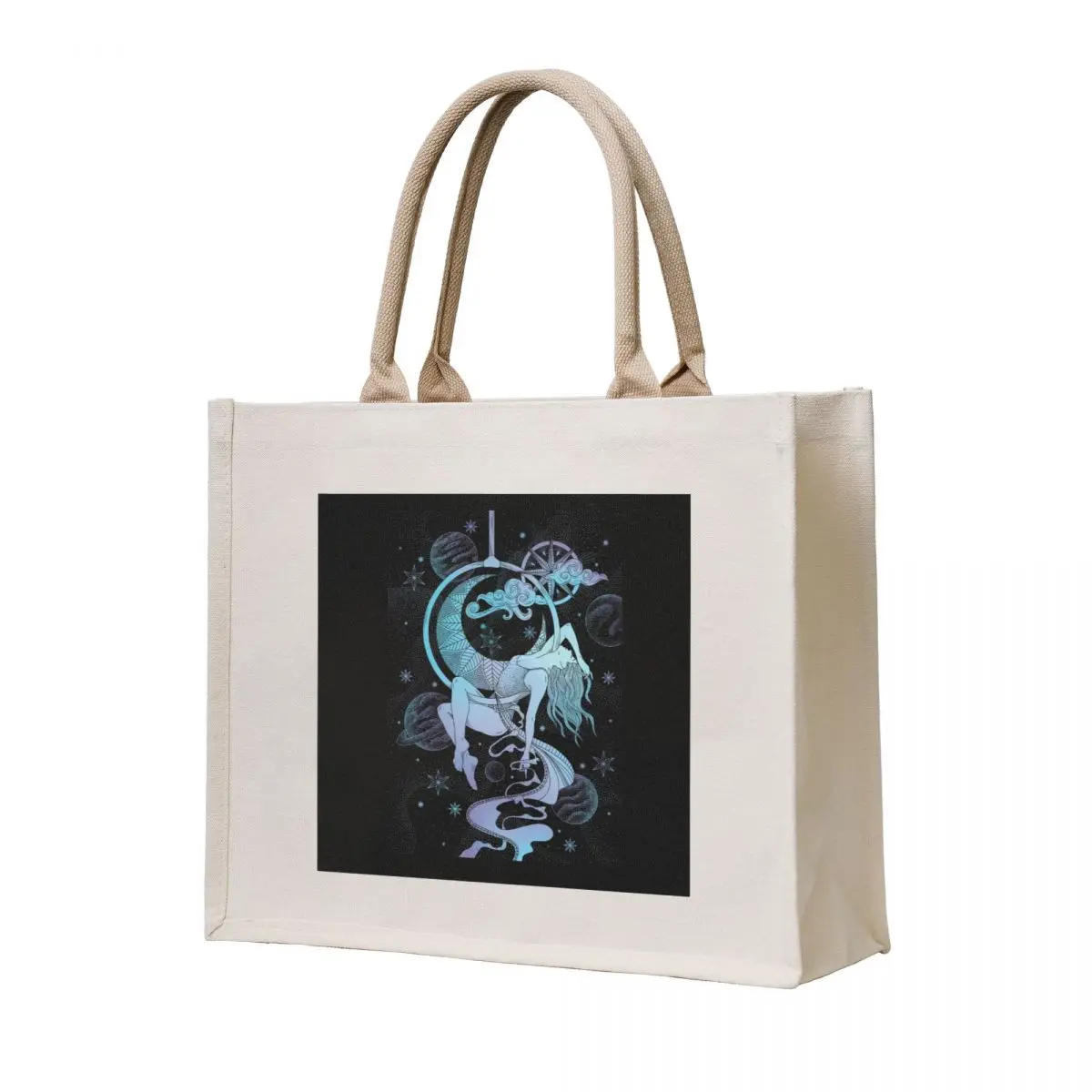 

Aerial Hoop Lyra - Celestial Design Tote Bag tote bag woman Canvas stote bag shopper women