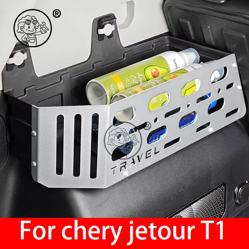 

For chery Jetour T1 2026 2025 Trunk Storage Box Car Side Storage Box Modified Parts And Supplies