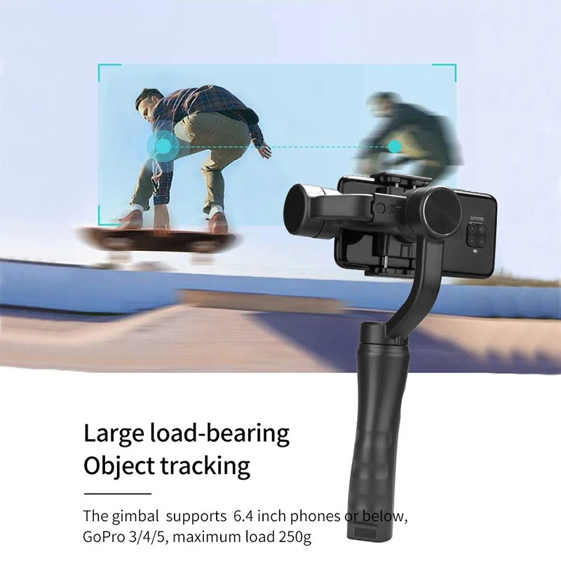 3-Axis H4 Gimbal Cellphone Stabilizer Mobile Balance Shooting Smartphone Vlog Video Record for Huawei/Xiaomi Call Phone Best