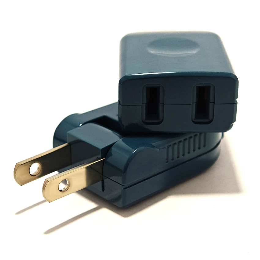 90 Degree Rotary Power Plug American Connection With 2 Flat Foot Joint JHD-2201 2202 Male Female Plug DIY