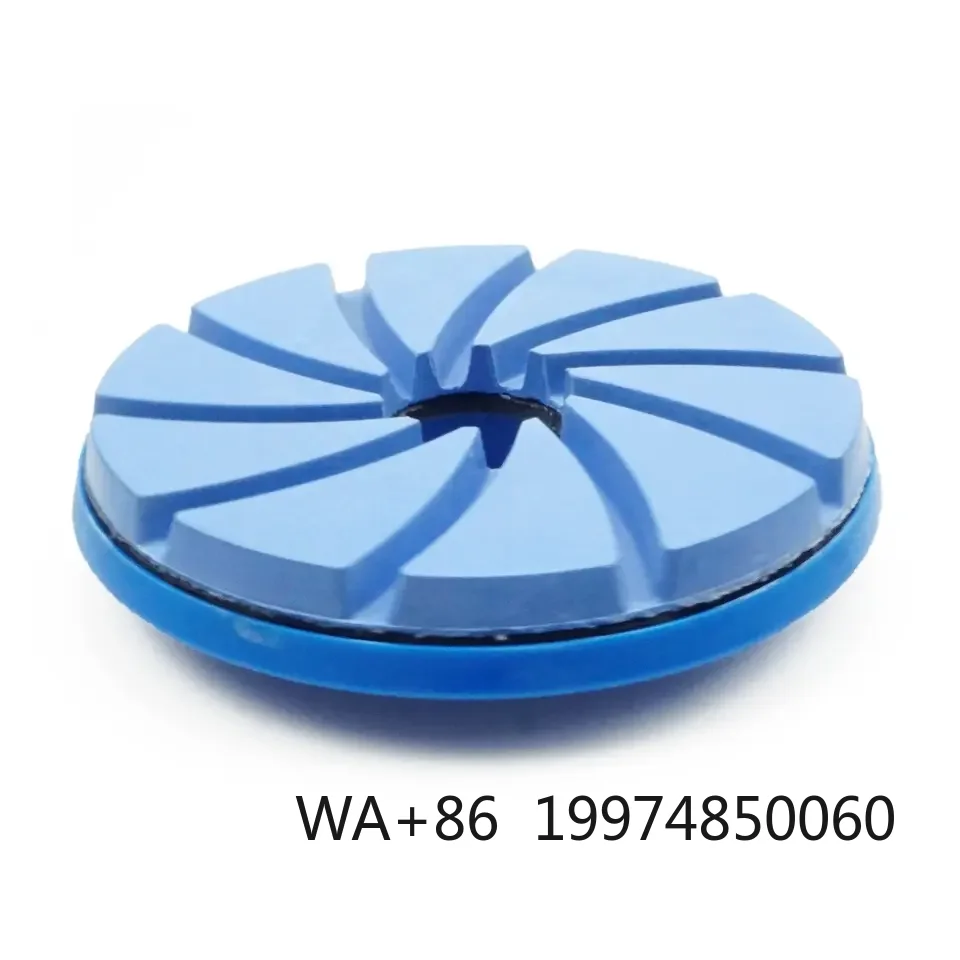 

SN135 SPB Spiral Blue Snail Lock Attachment Pad for Auto Edge Polishing Machine Diamond Marble Polishing Pad Snail Lock