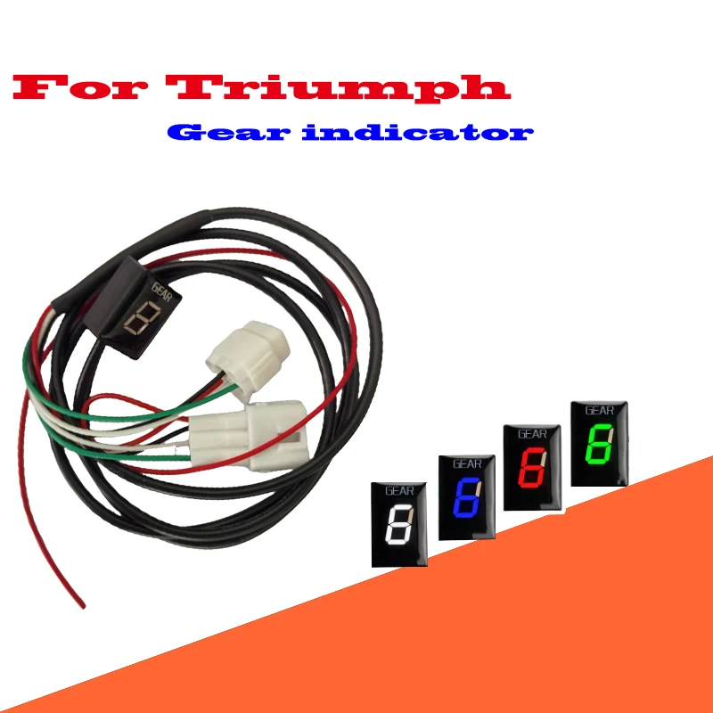 For Triumph Tiger 955i Sprint ST 1050 Daytona 600 Speed Triple Four RS ST Street Scrambler Tiger Gear Indicator of Gear Display